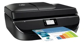 HP OfficeJet 5255 All-in-One Color Printer, 10 ppm Black, 7ppm Color, 4800 x 1200 dpi, 256 MB Memory, WiFi, Hi-Speed USB 2.0, Duplex Printing - M2U75A#B1H