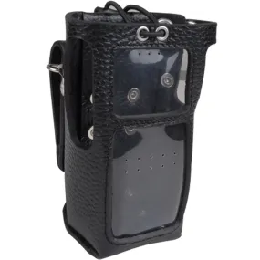 Hytera LCY006 Leather Carrying Case With LCD Display and Keypad, For Thick Battery