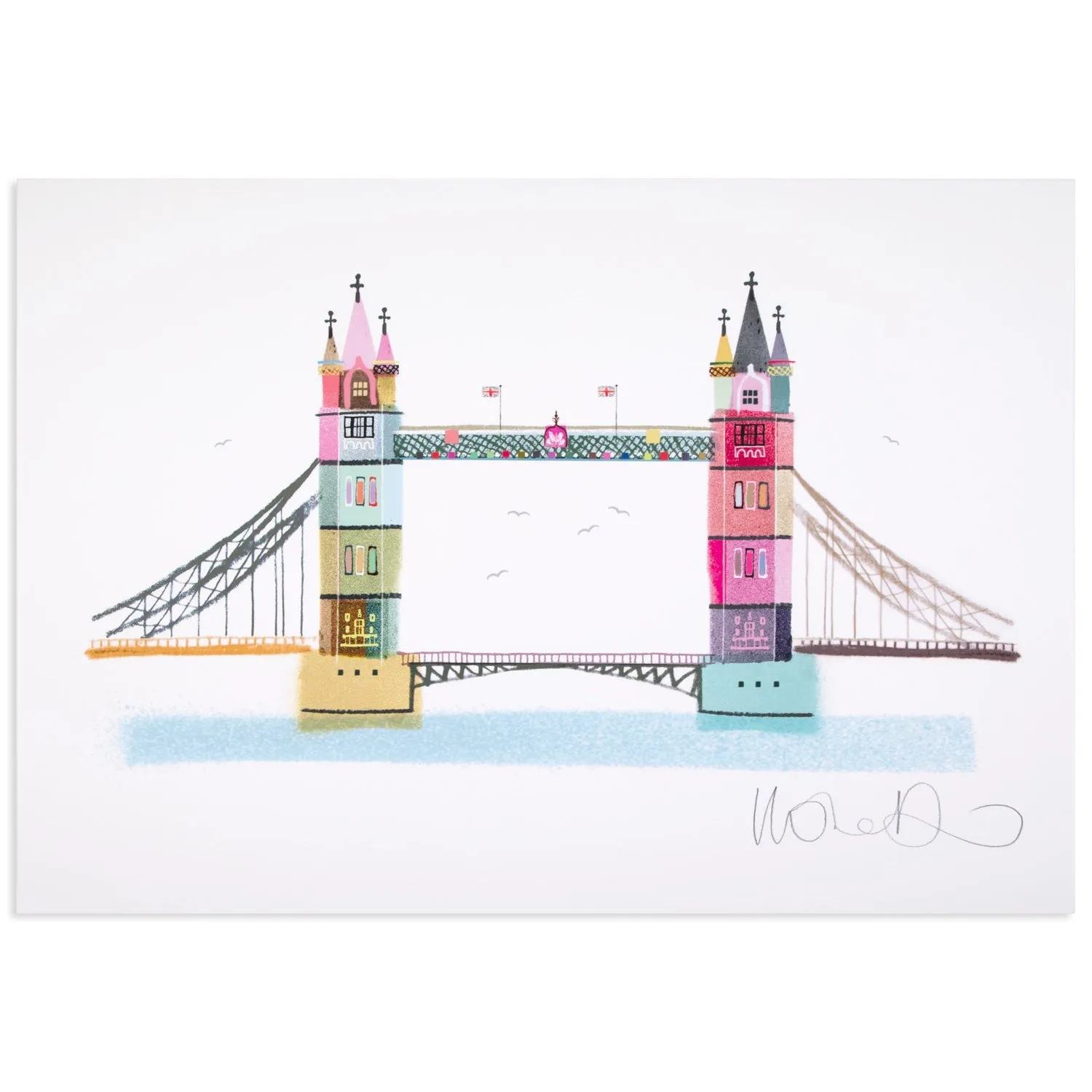 I Drew This - Tower Bridge A4 Print