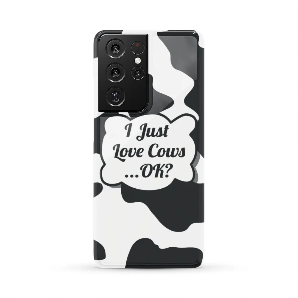 I Just Love Cows Phone Case