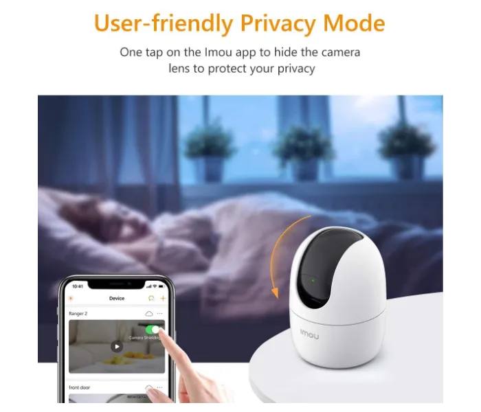 Imou Ranger 2 Indoor Wi-Fi Security Camera - 1080P FHD 2.0 MP