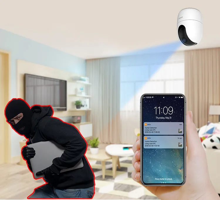 Imou Ranger 2 Indoor Wi-Fi Security Camera - 1080P FHD 2.0 MP