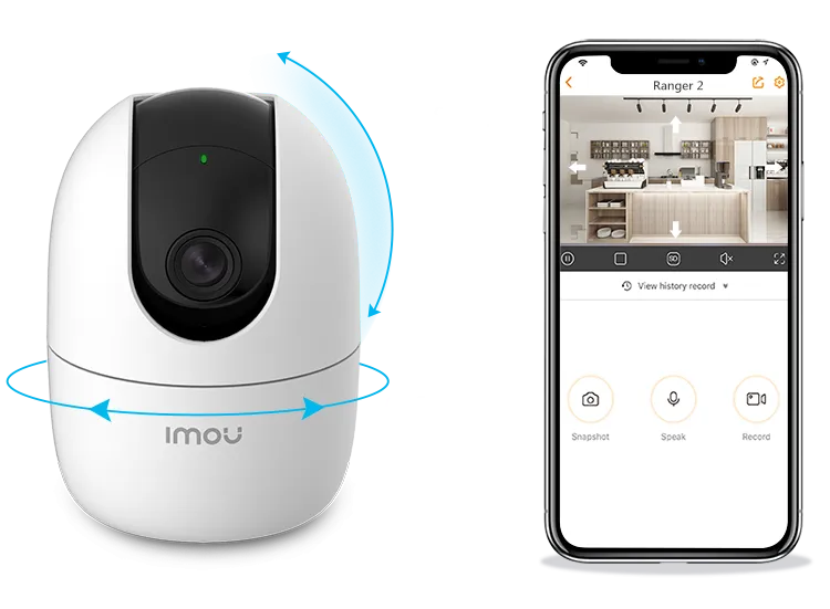 Imou Ranger 2 Indoor Wi-Fi Security Camera - 1080P FHD 2.0 MP