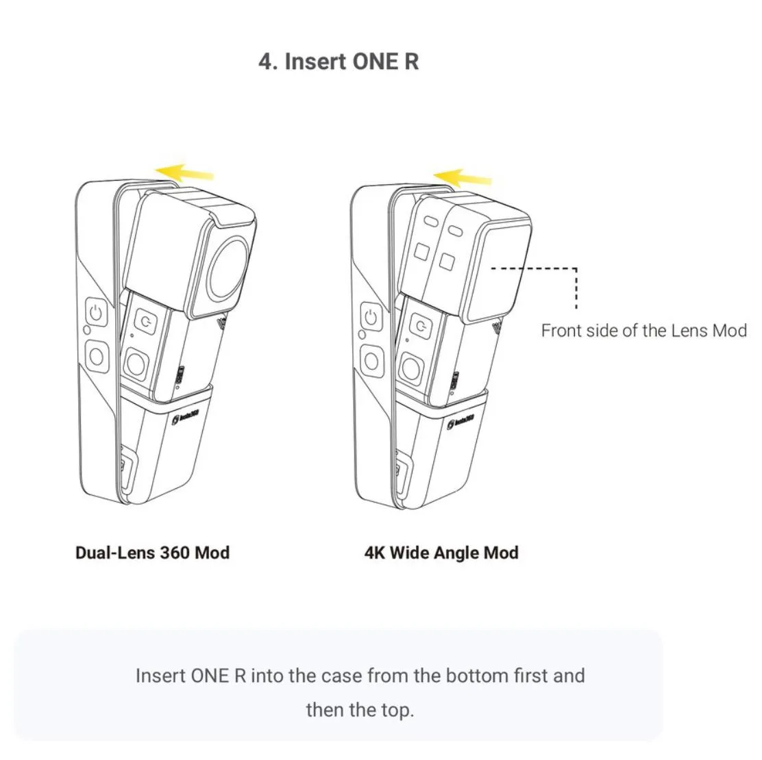 Insta360 ONE R/RS - Vertical Bumper Case