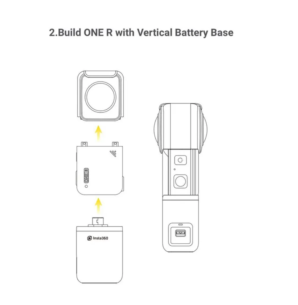 Insta360 ONE R/RS - Vertical Bumper Case