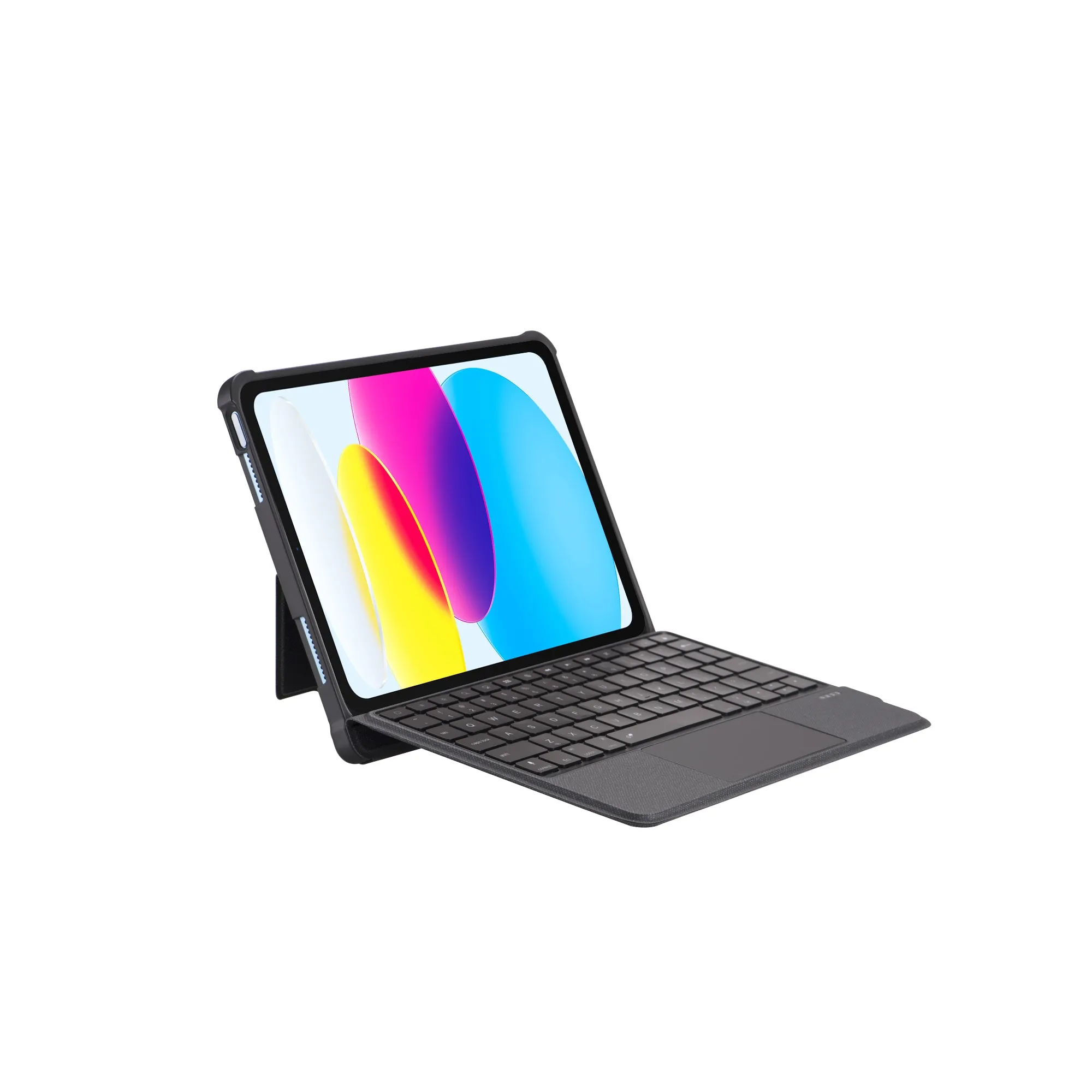 iPad 10th 10.9" 2022 Backlit Bluetooth keyboard with Trackpad Detachable stand case