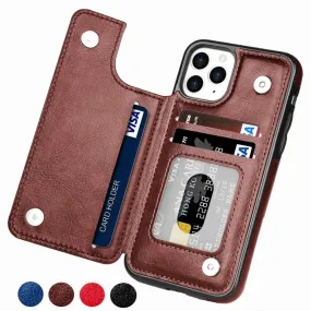 iphone Retro Flip PU Leather Case Various Models