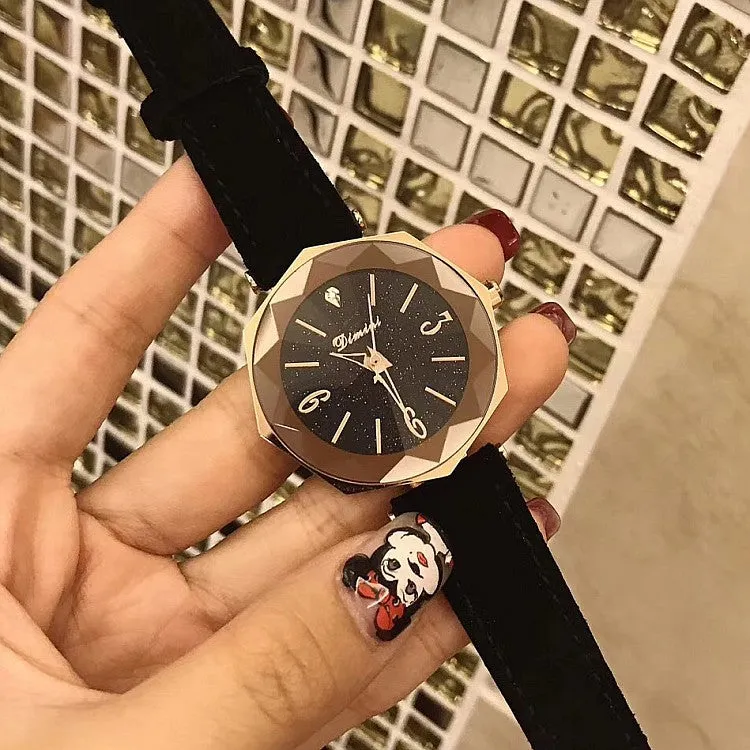 Irregular Mirror Frame Women's Watch