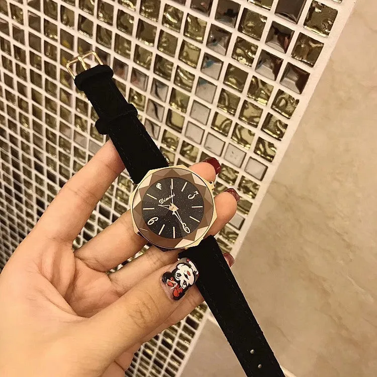 Irregular Mirror Frame Women's Watch