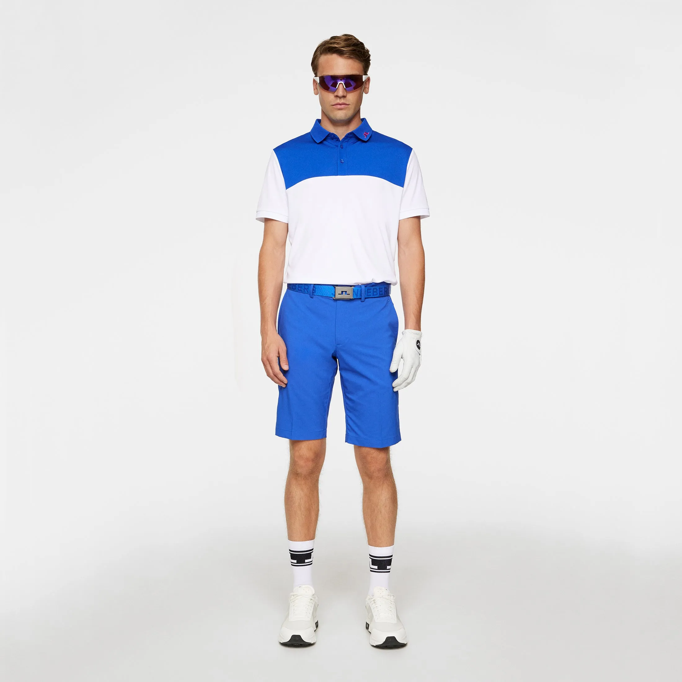 J.Lindeberg Jeff Reg Fit Golf Shirt - White