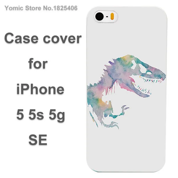 Jurassic Dinosaurs Phone Shell Case For Apple iPhone 7 7Plus 6s 6 Plus SE 5 5s 5C 4 4s