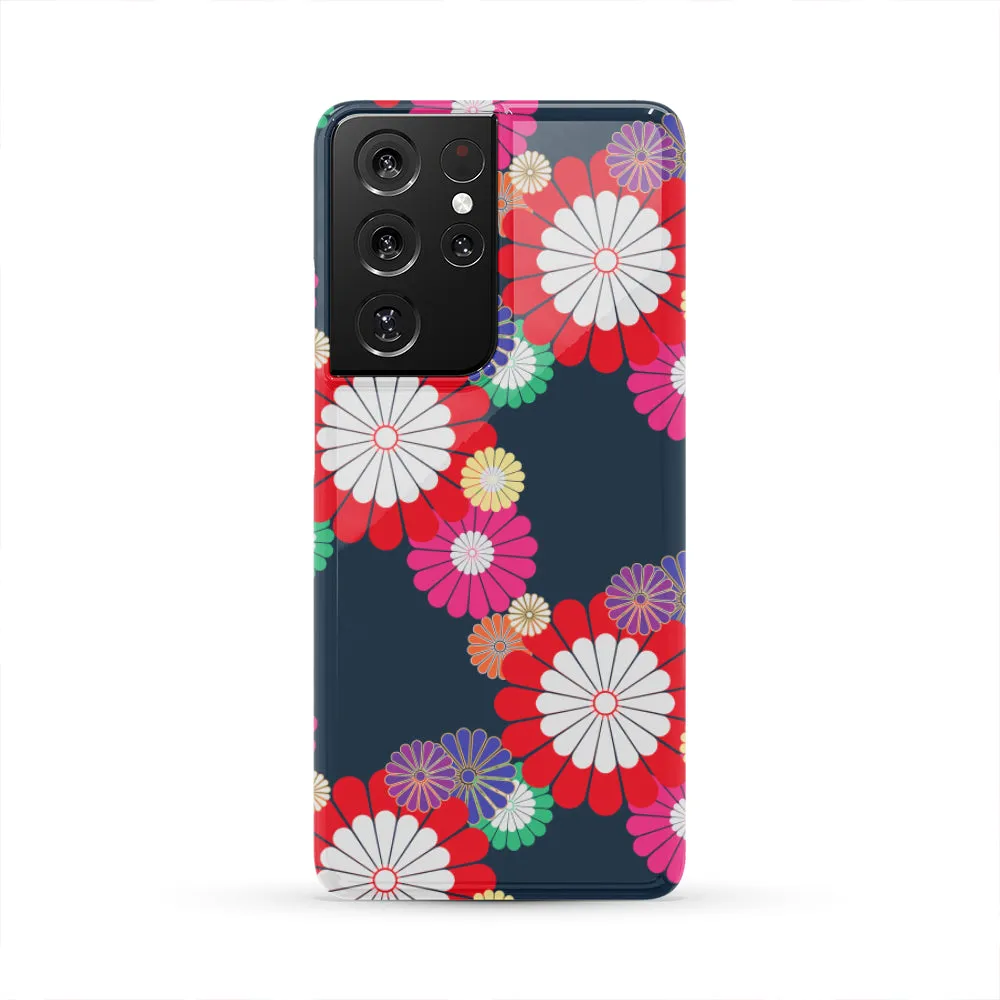 Kiku Floral Pattern Equil Phone Case