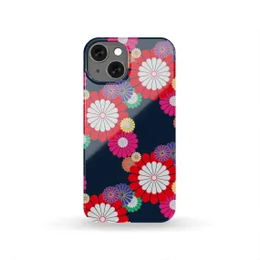 Kiku Floral Pattern Equil Phone Case