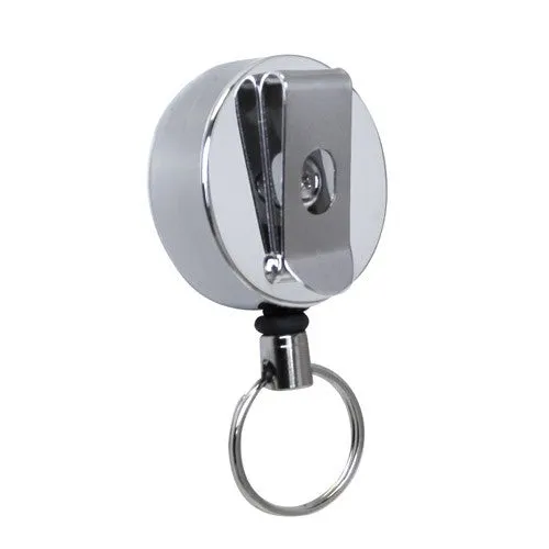 Kolorcoat™ Mini Opener with Retractable Reel  - Colorful Skull and Crossbones