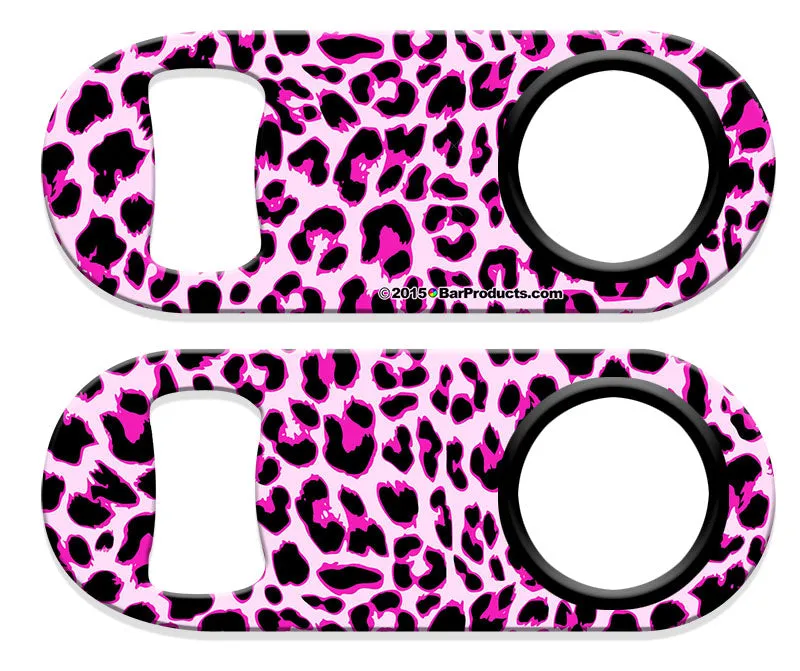 Kolorcoat™ Mini Opener with Retractable Reel  - Pink Cheetah