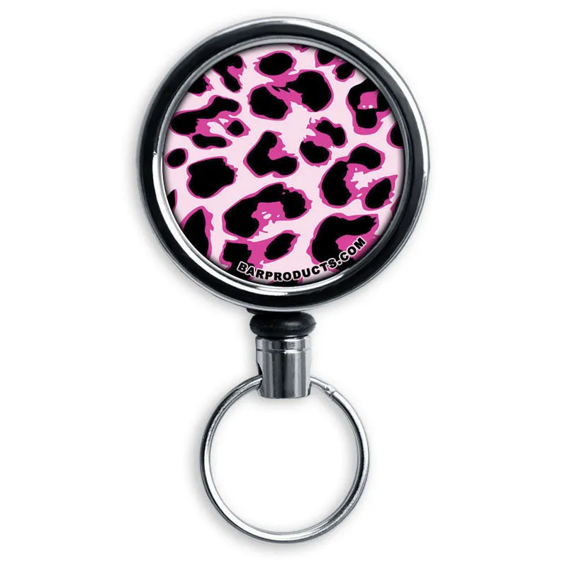 Kolorcoat™ Mini Opener with Retractable Reel  - Pink Cheetah