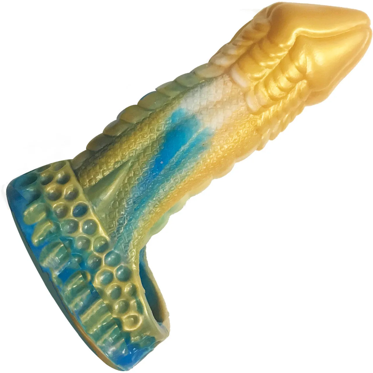 Komodo Dragon 6.5" Silicone Penis Extender With Ball Loop By Alien Nation