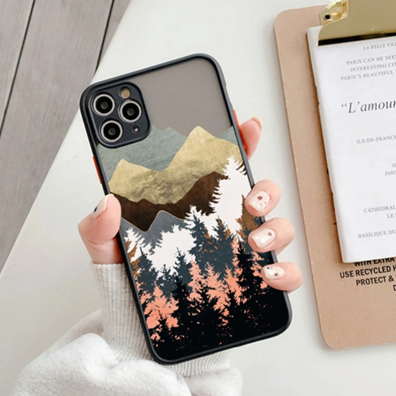 Landscape Artistic Shockproof Matte Case