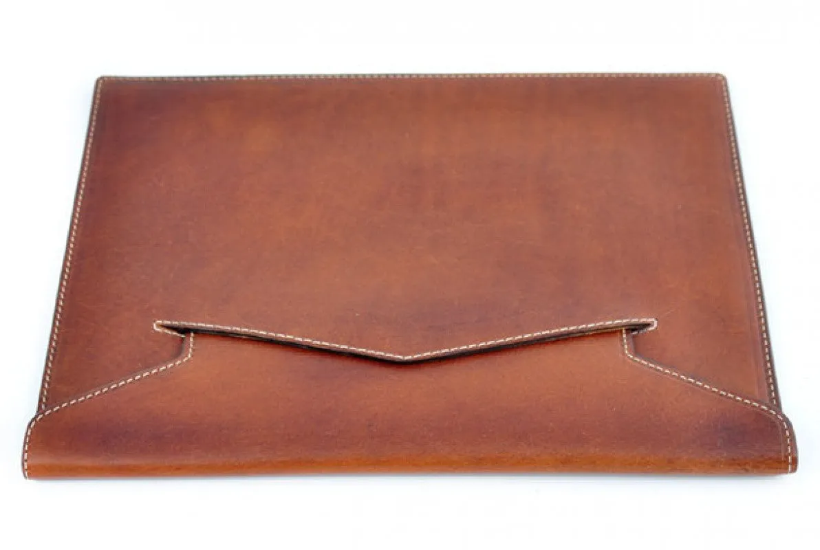 Leather Envelope Document Case - Terra Tan