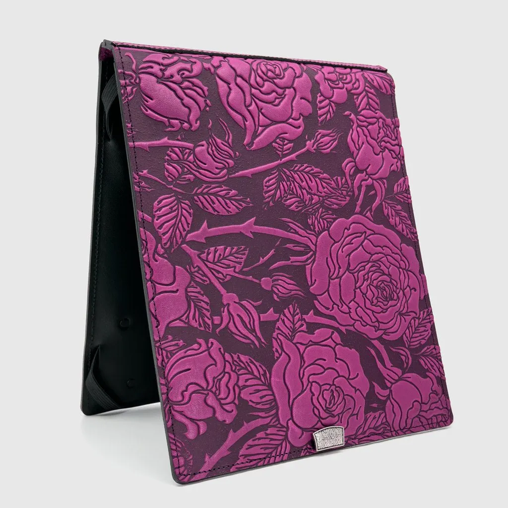 Leather Kindle Scribe Cover, Wild Rose