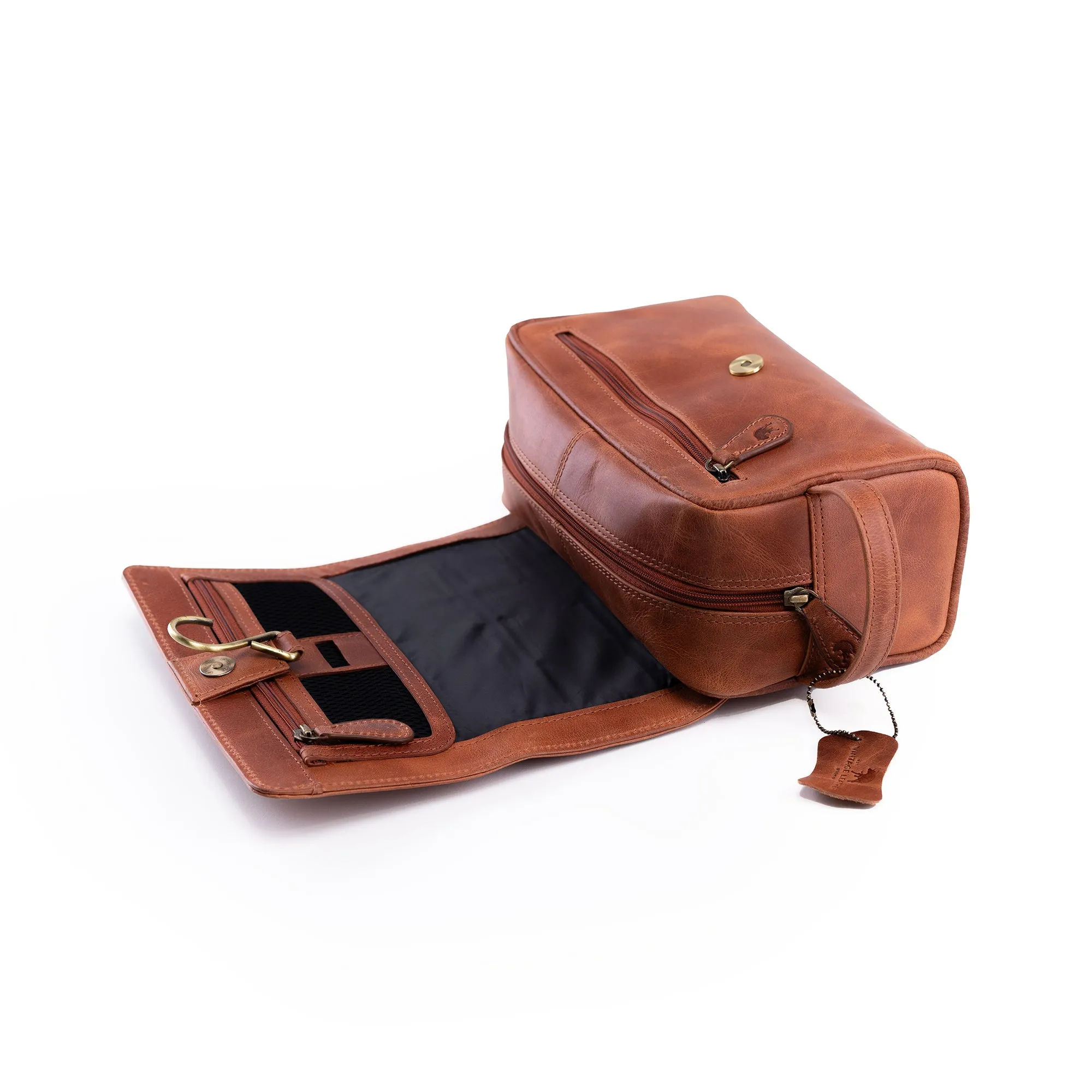 Leather Toiletries Bag Cambridge