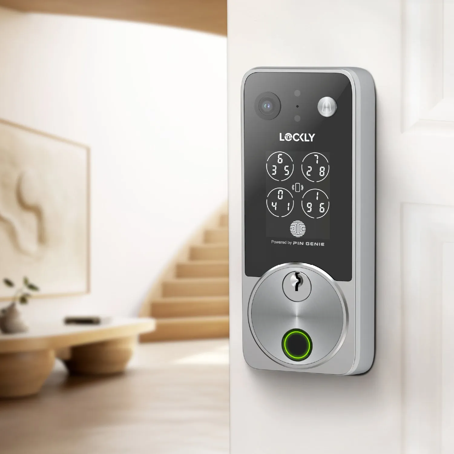 Lockly Vision Zeno Series Video Smart Lock with Intercom Deadbolt