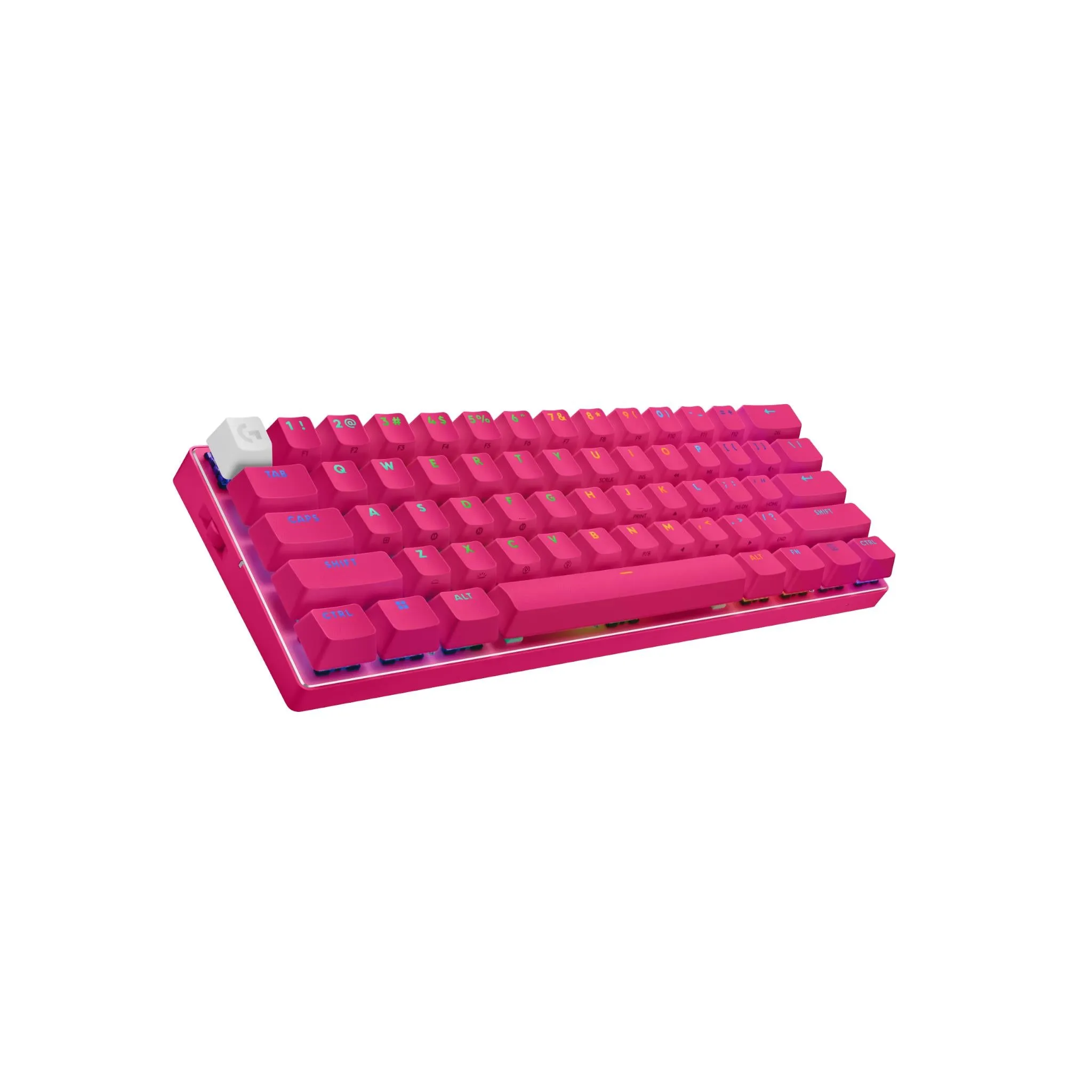 Logitech G PRO X 60 LIGHTSPEED Wireless Gaming Keyboard (Tactile) - Magenta