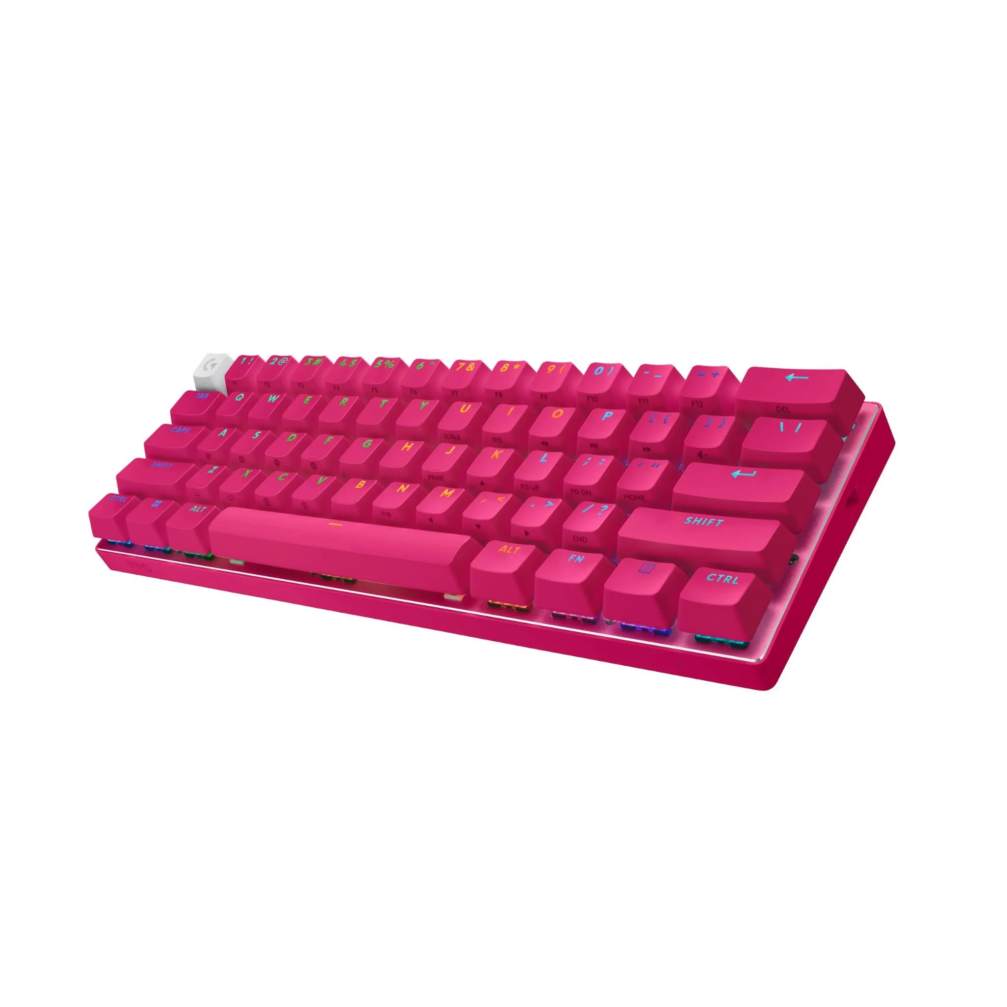 Logitech G PRO X 60 LIGHTSPEED Wireless Gaming Keyboard (Tactile) - Magenta