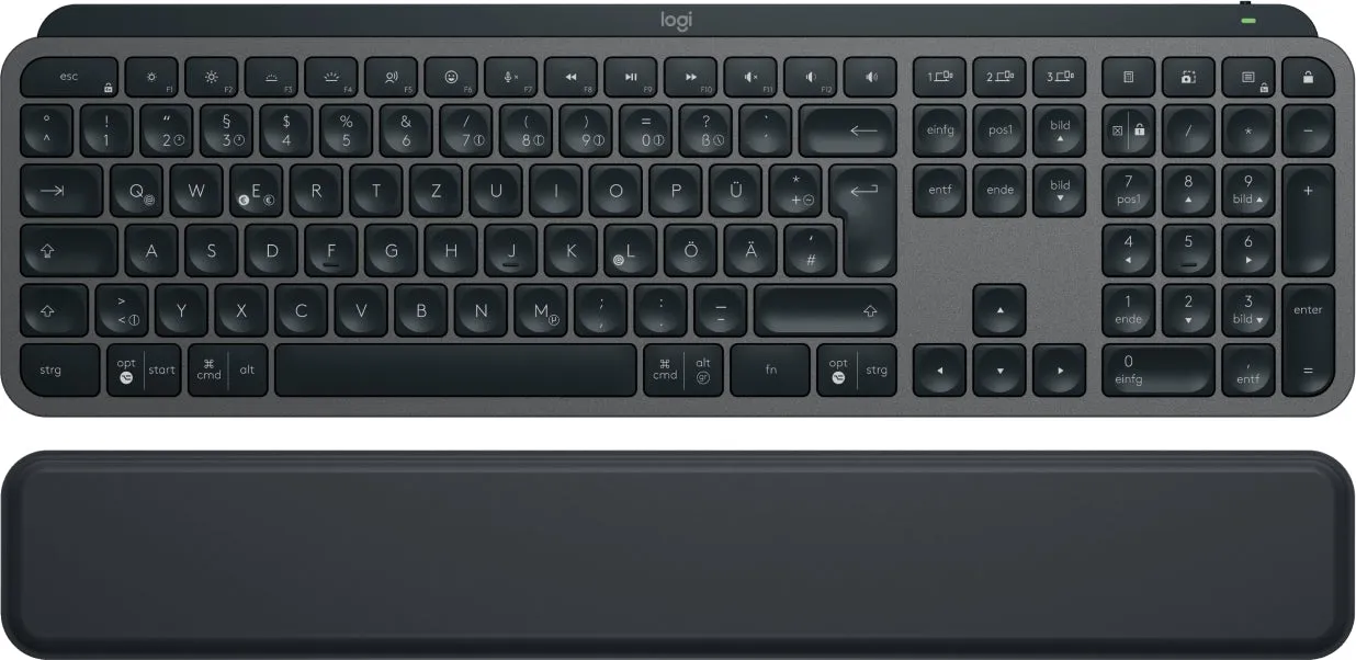 Logitech Keyboard Mx Key S - Qwertz - Black