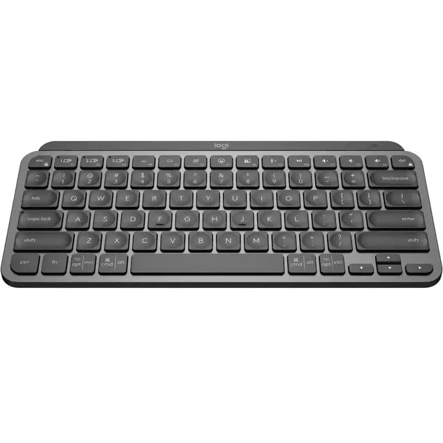 Logitech MX Keys Mini Compact Wireless Illuminated Keyboard Advanced TKL Graphite Grey