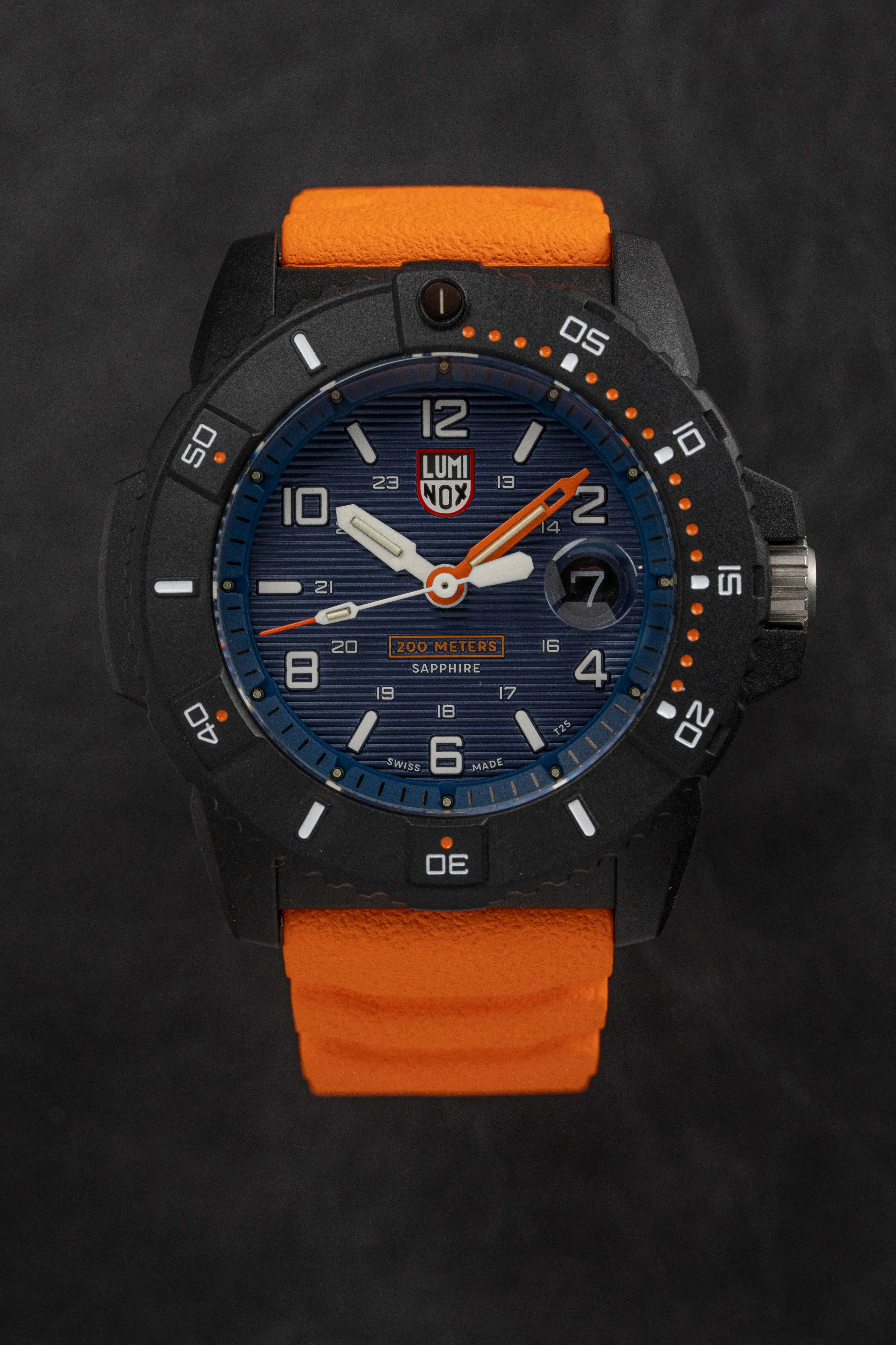 Luminox Men's Watch Navy SEAL 3600 Series Blue Orange XS.3603