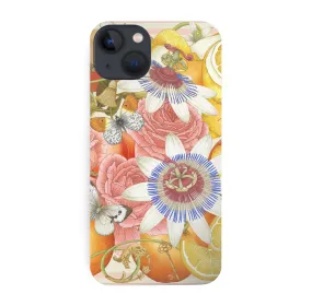 Luxury Phone Case - Rose & Lemon