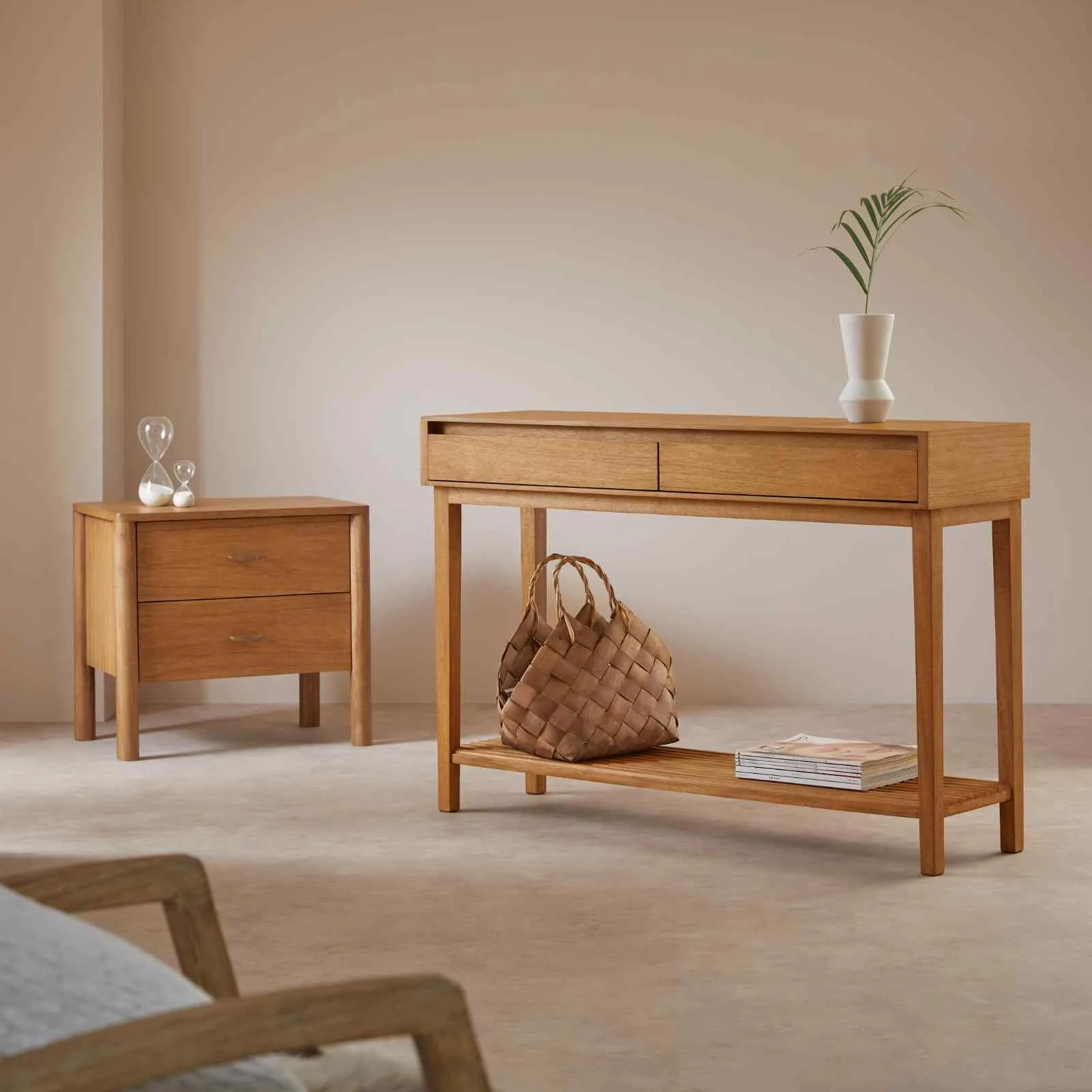 Melia Console Table with Two Drawers