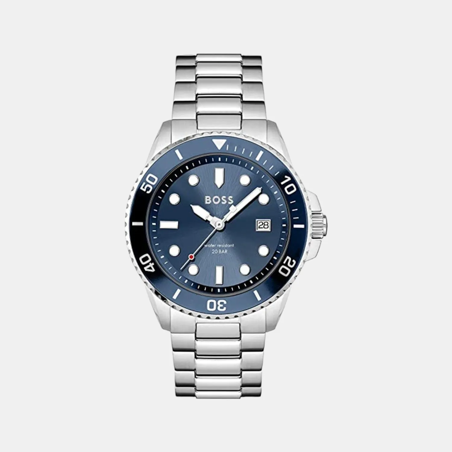 Men Blue Analog Stainless Steel Watch 1513916