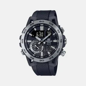 Men's Black Analog-Digital Resin Watch ED578