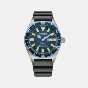 Men's Blue Automatic Rubber Watch NY0129-07L