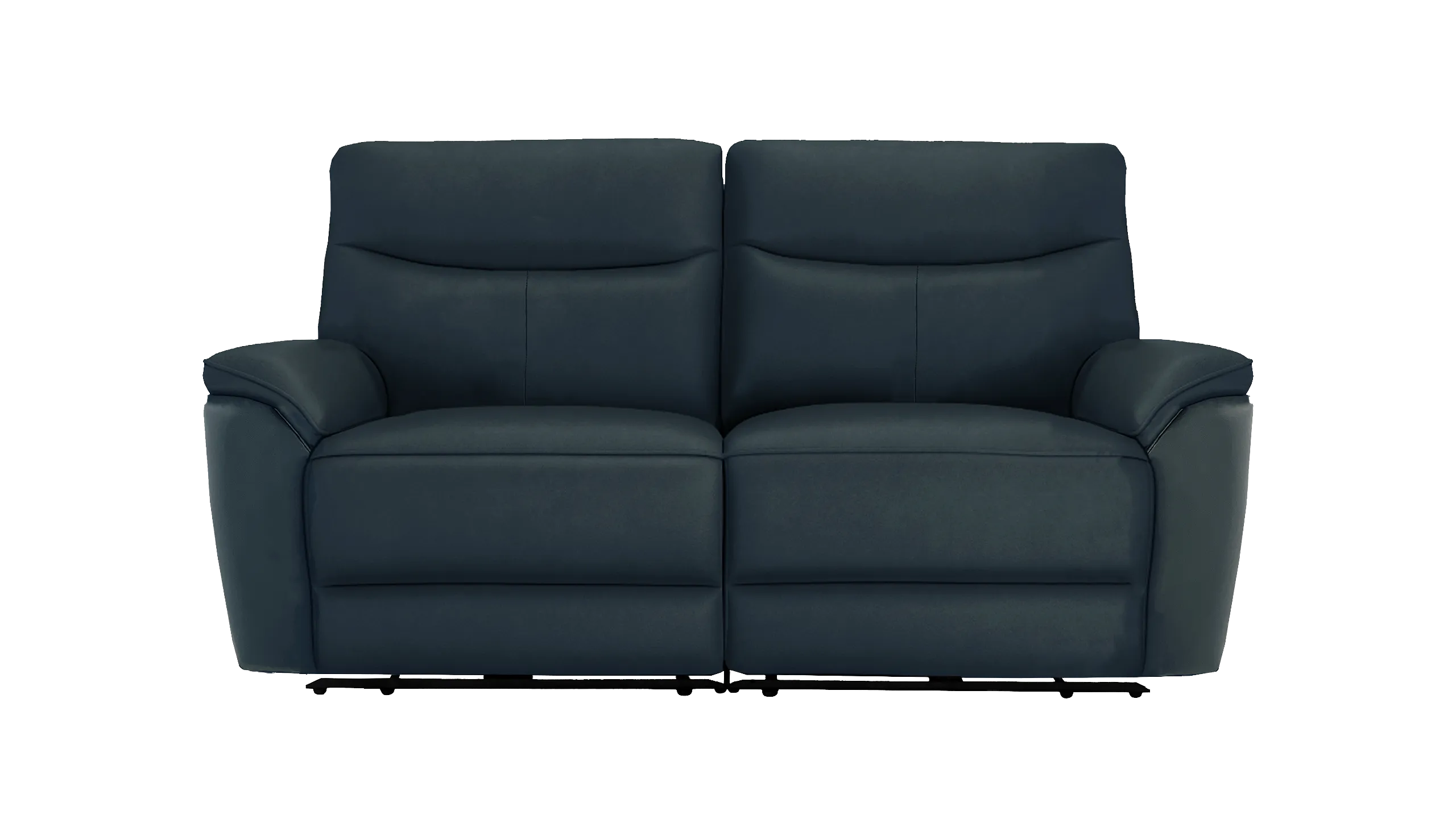 Micah 2 Seater Power Recliner Leather Sofa With Powered Headrests