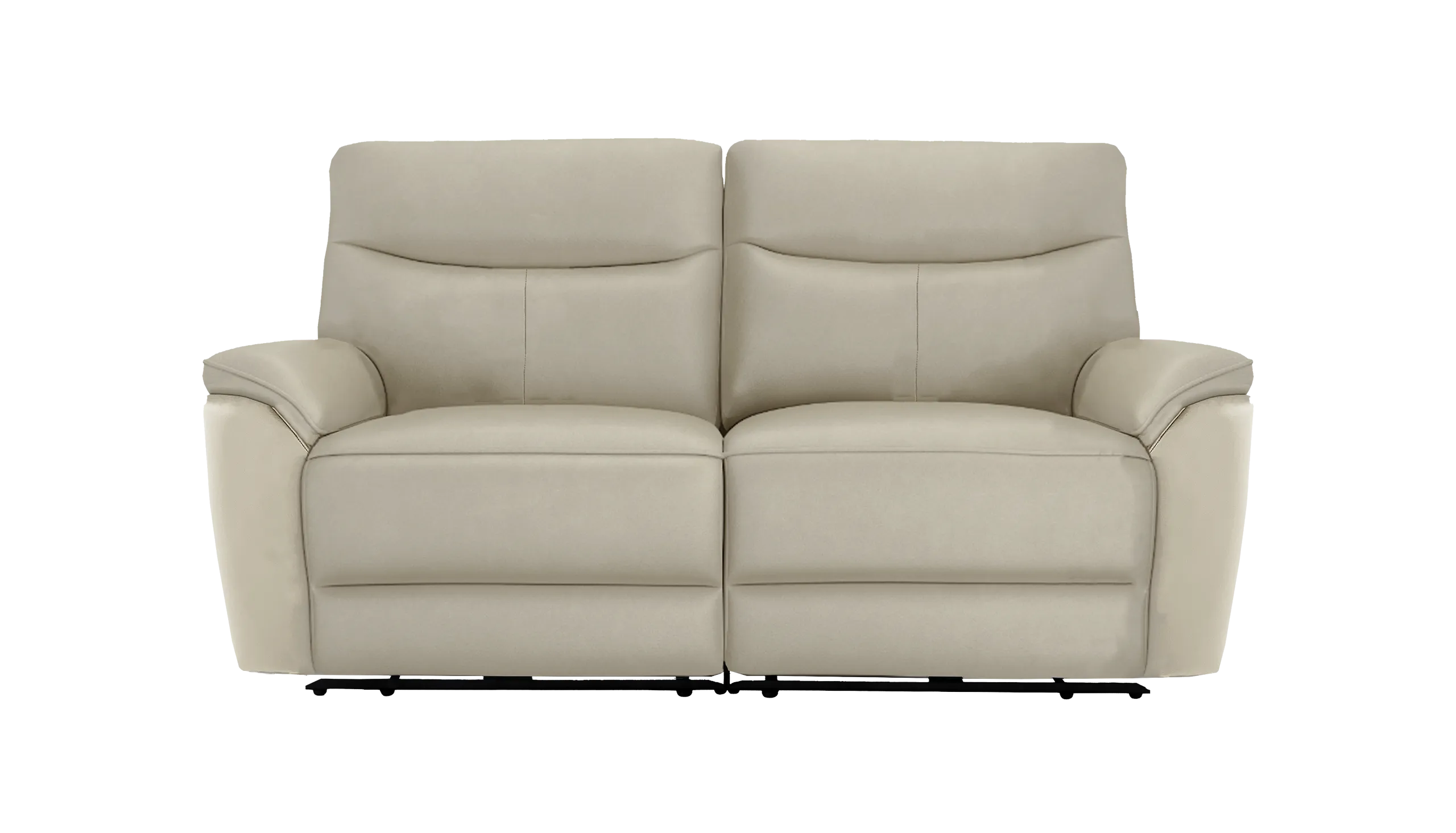 Micah 2 Seater Power Recliner Leather Sofa With Powered Headrests