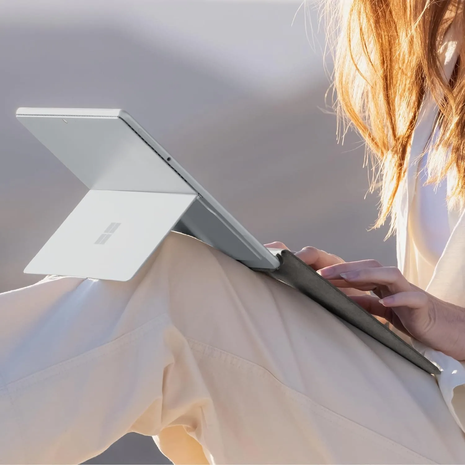 Microsoft Surface Pro Keyboard with Slim Pen - Dune, Compatible with Surface Pro 11th Gen/9/8