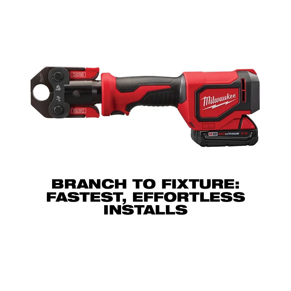 Milwaukee M18 Short Throw Press Tool Kit with Pex Crimp Jaws