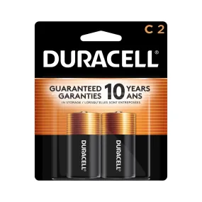 MN1400B2Z Duracell, MN1400 Alkaline Battery, C, Coppertop, 2PK