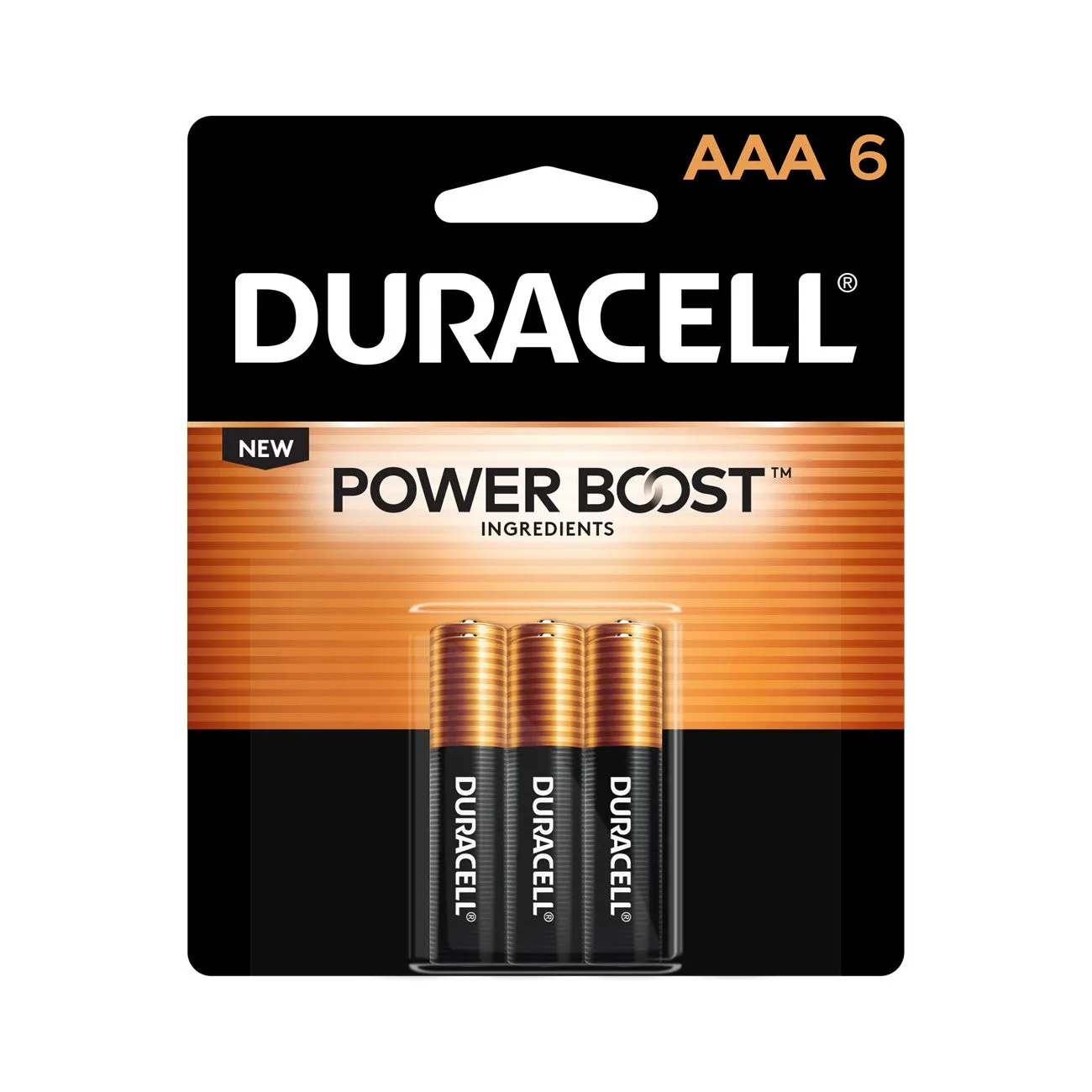 MN2400B6Z Duracell, MN2400 Alkaline Battery, AAA, Coppertop, 6PK