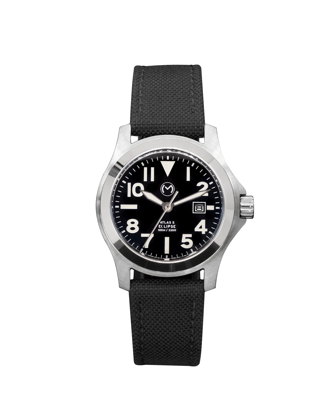 Momentum Atlas Eclipse Solar Steel 32mm Field Watch