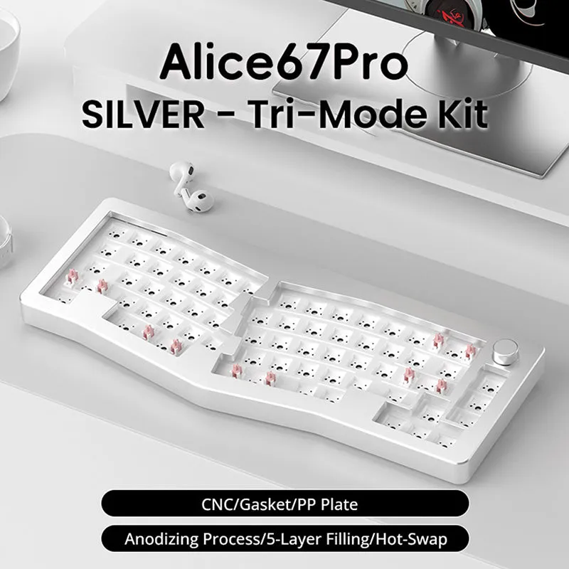 MONKA Alice67 Pro Aluminum CNC DIY Kit