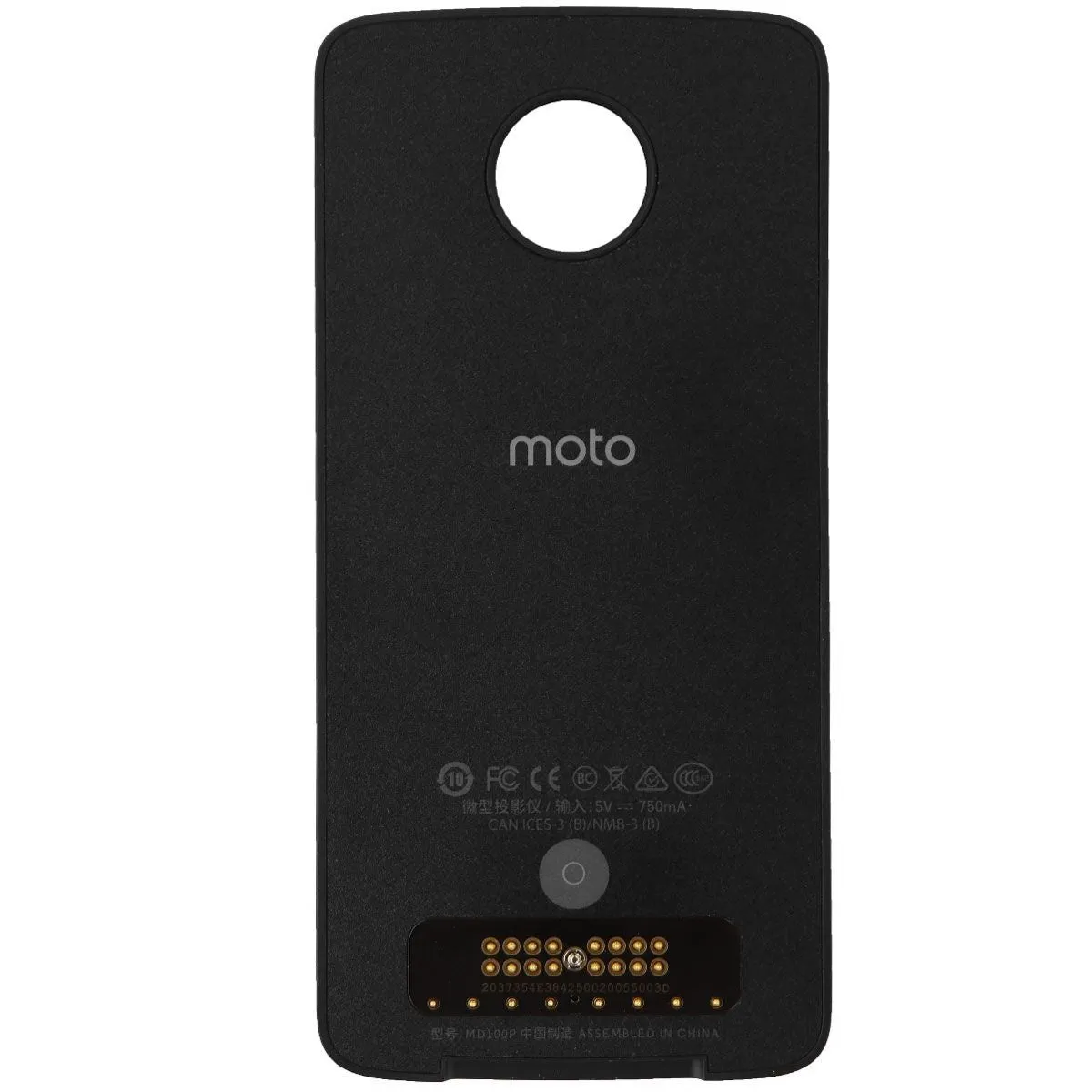 Motorola Insta-Share Projector Attachment MotoMod for Moto Z Phones - Black