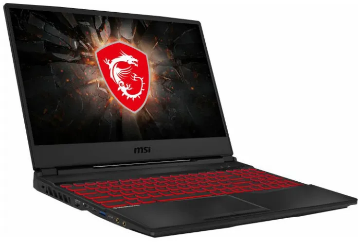 MSI GL65 Leopard 10SCSR Gaming Laptop 15.6" i7-10750H 2.6GHz 8GB RAM - 256GB - Black - As New