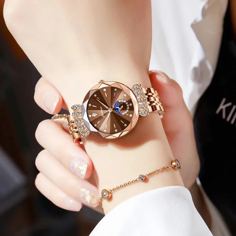 New Trend Fashion Women's Crown Diamond Set Watch Temperament Versatile Watch