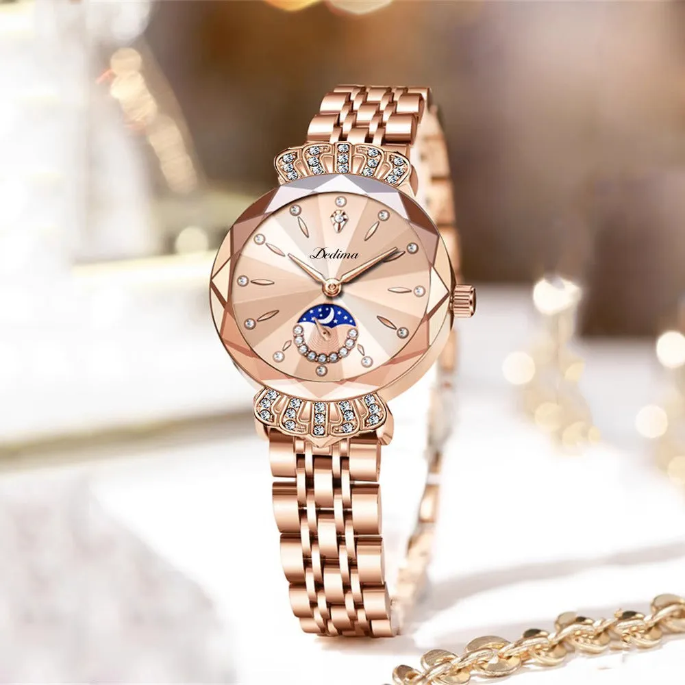 New Trend Fashion Women's Crown Diamond Set Watch Temperament Versatile Watch