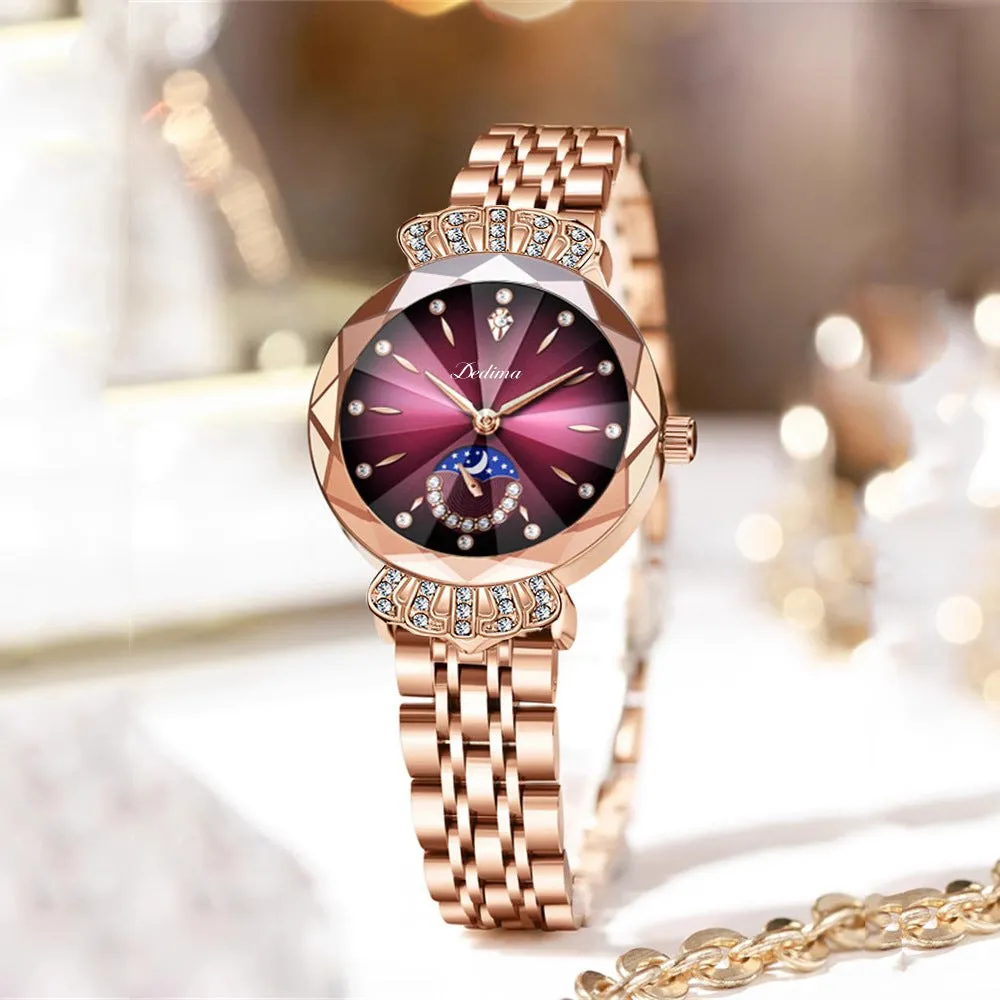 New Trend Fashion Women's Crown Diamond Set Watch Temperament Versatile Watch