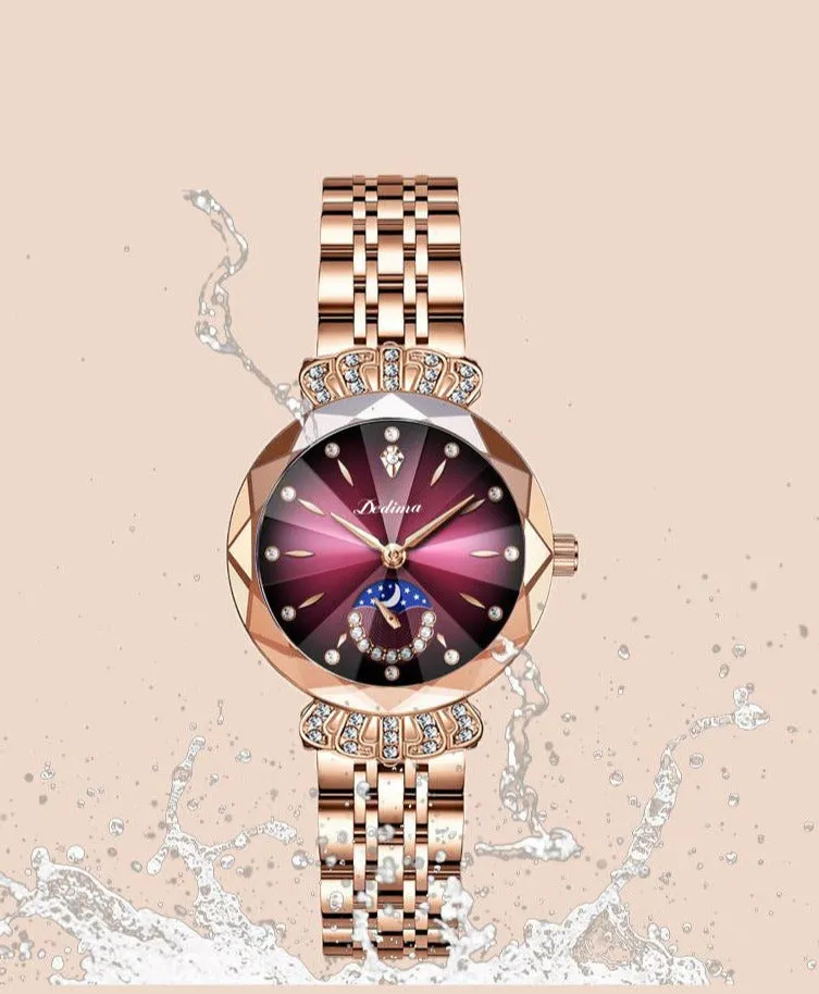 New Trend Fashion Women's Crown Diamond Set Watch Temperament Versatile Watch